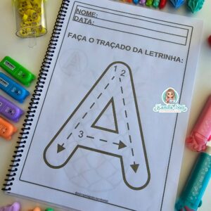 Apostila Aprendendo as Vogais com atividades de A, E, I, O e U