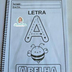Apostila Aprendendo o Alfabeto com 3 atividades para cada letra