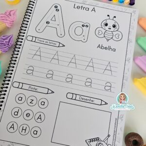 Apostila de Alfabetização com atividades do alfabeto de A a Z para imprimir