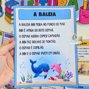 Cantinho da Leitura 3: painel e textos com rimas ilustrados para imprimir