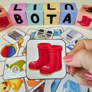 Dados das Letras para formar palavras