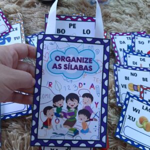 Organize as Sílabas: fichas de alfabetização