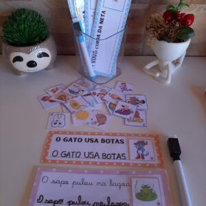 Fichas de Leitura Interativa: 40 Palavras e Imagens