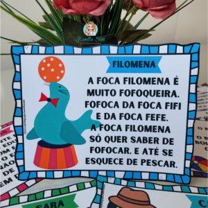 Fichas de Leitura com Rimas: Consciência Fonológica