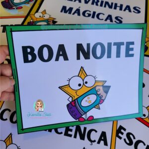 Palavrinhas Mágicas: 10 Plaquinhas para a Sala